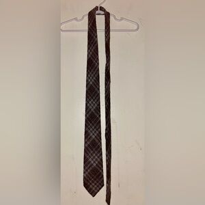 Vintage Shetland Wool Plaid Men's Tie